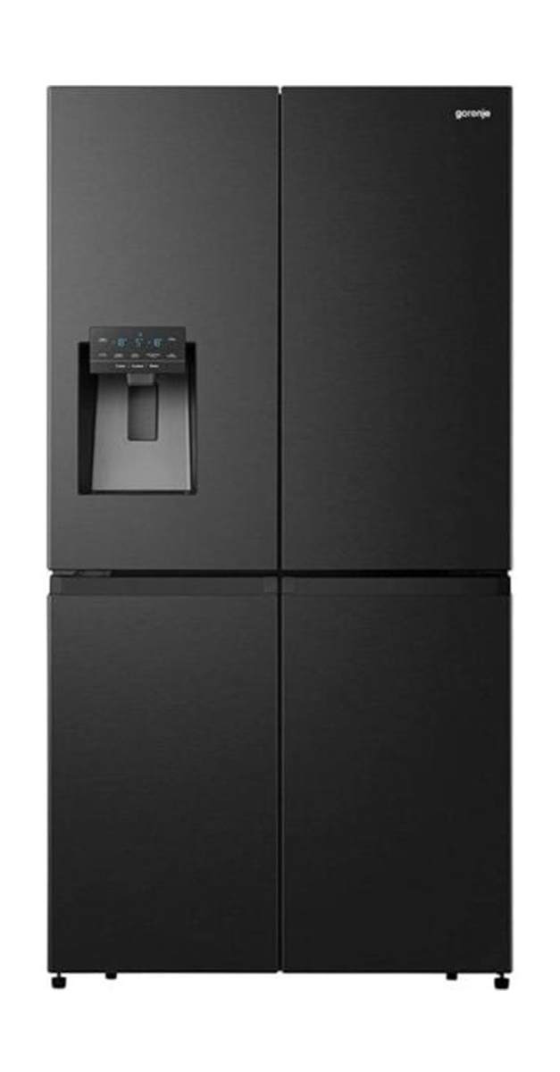 Gorenje No Frost Refrigerator, 565 L, With Inverter Technology, 4 Doors, Black - NRM9181SBI Gorenje No Frost Refrigerator, 565 L, With Inverter Technology, 4 Doors, Black - NRM9181SBI